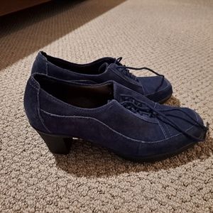 Blue Clark Pumps